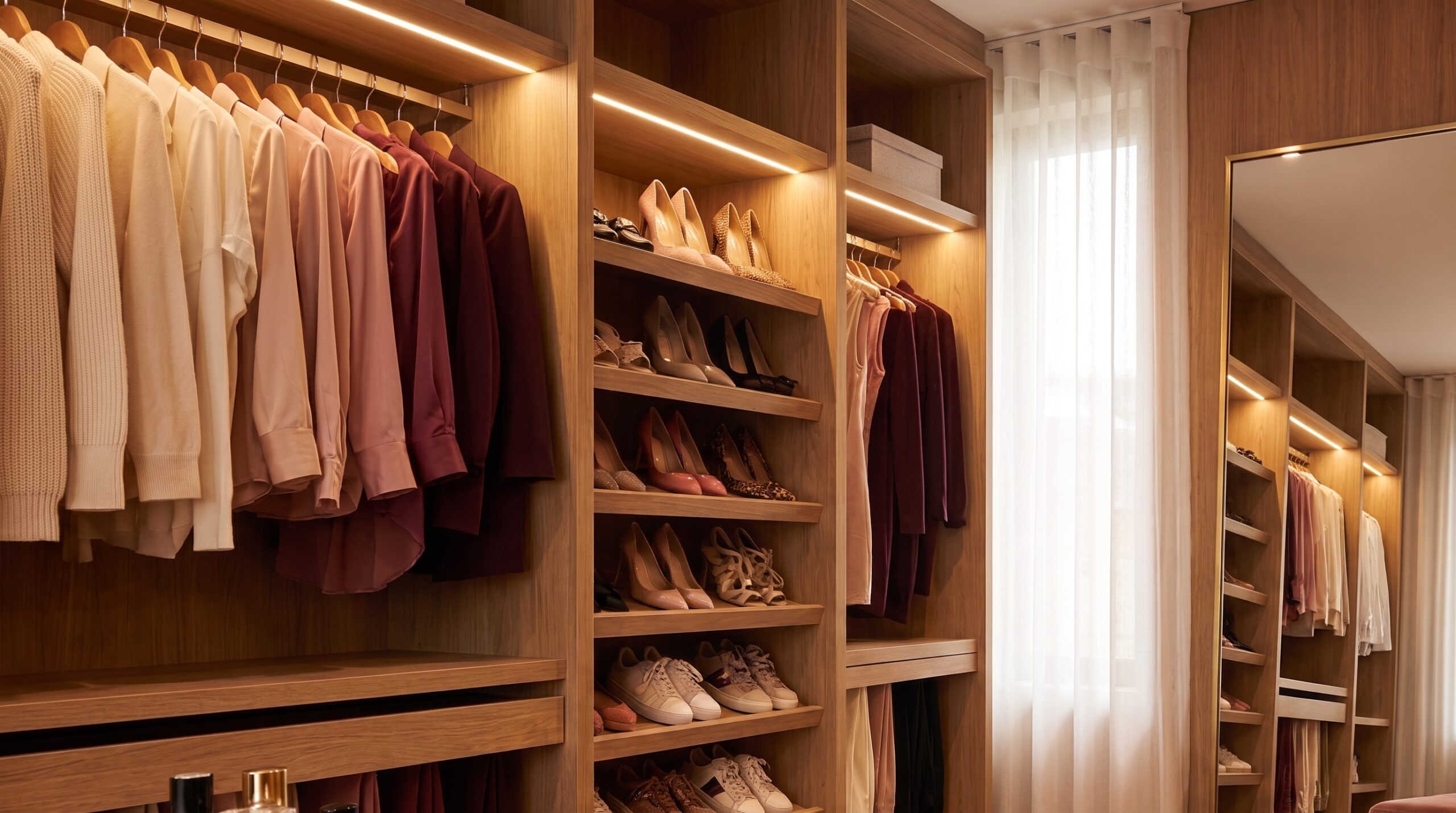 Walking Closet: El Lujo que Más Piden las Mujeres en su Nuevo Hogar 1 Luxury walk in closet design 2K 202607131751 scaled